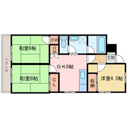 パソナⅥの物件間取画像